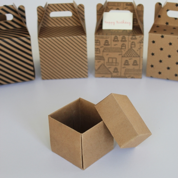 Organik Dokulu Baskılı Kraft Kutu